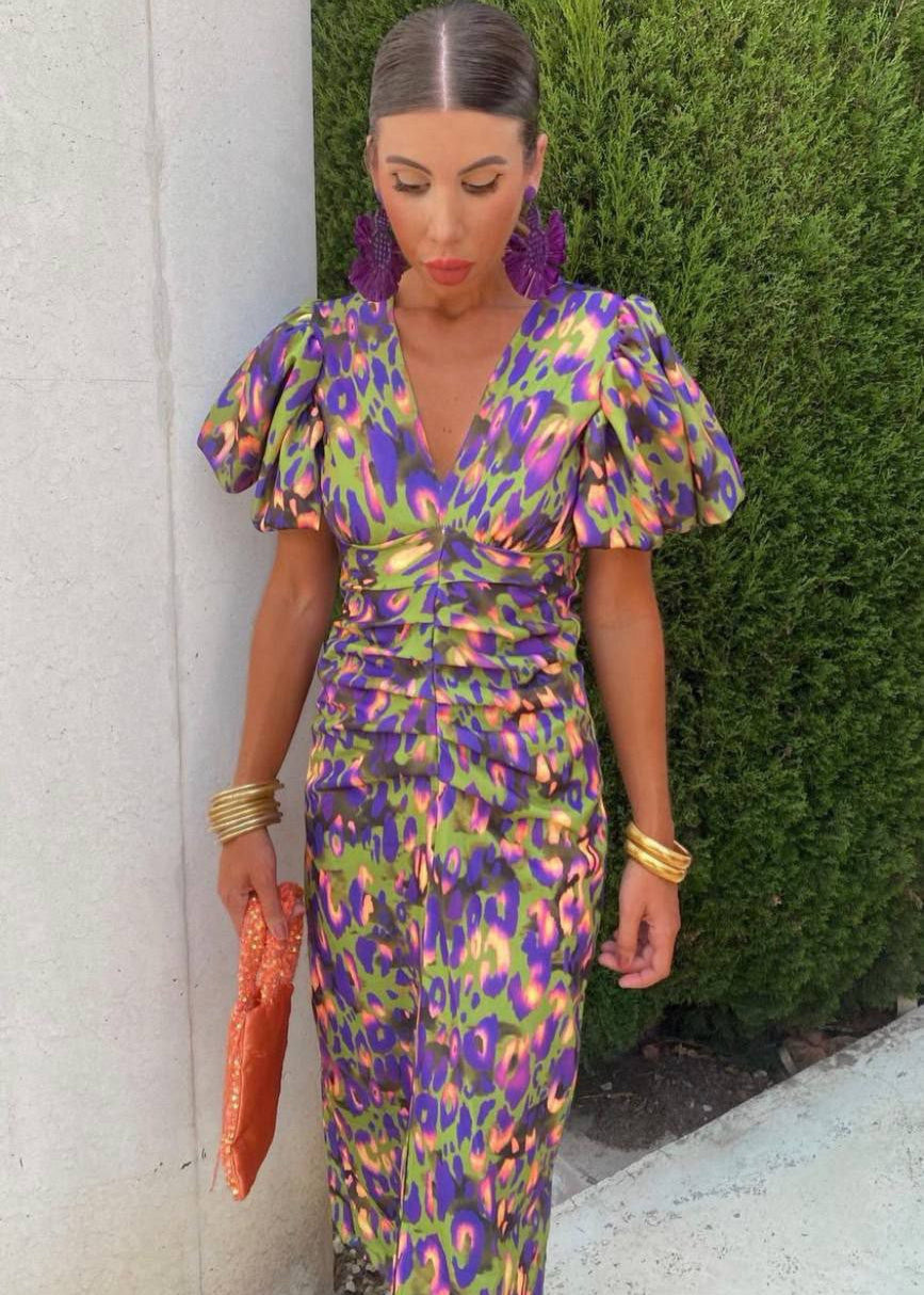 DALINE VIBRANT FIESTA DRESS