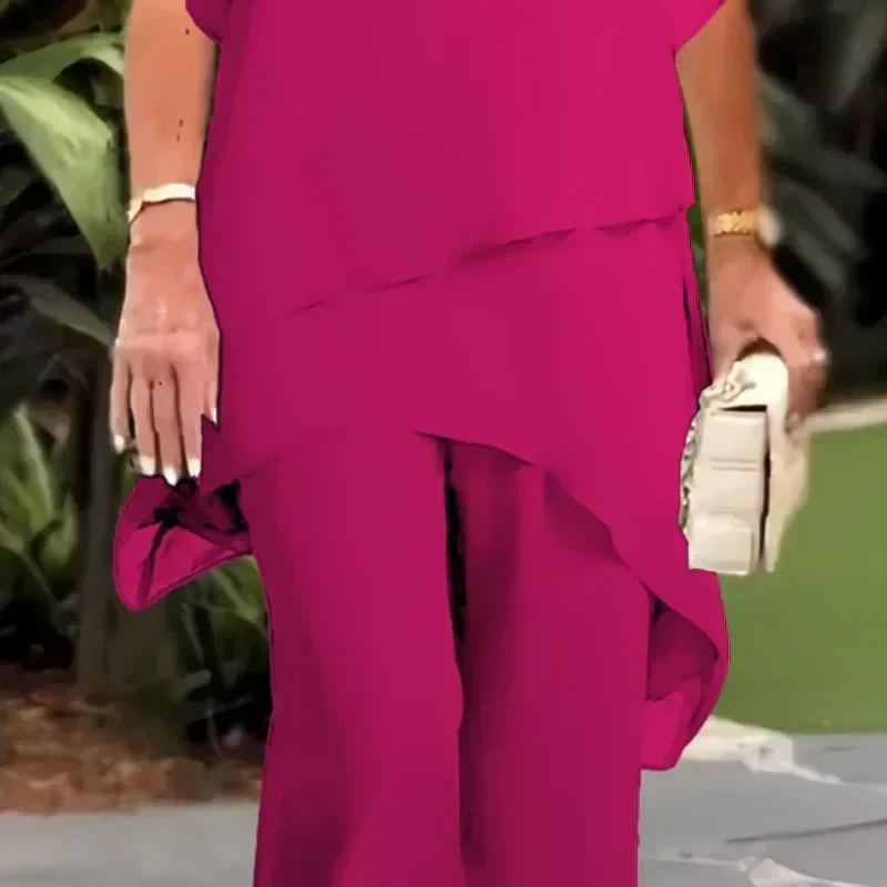 ELLA ELEGANT TOP & PANTS COMBO