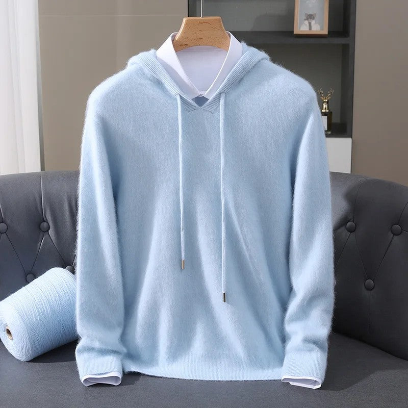 BRUSHED KNIT HOODED JUMPER