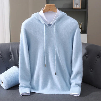 BRUSHED KNIT HOODED JUMPER
