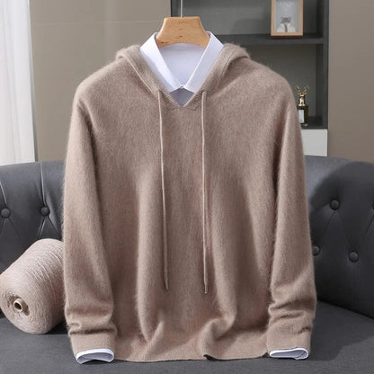 BRUSHED KNIT HOODED JUMPER