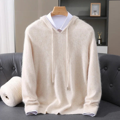 BRUSHED KNIT HOODED JUMPER