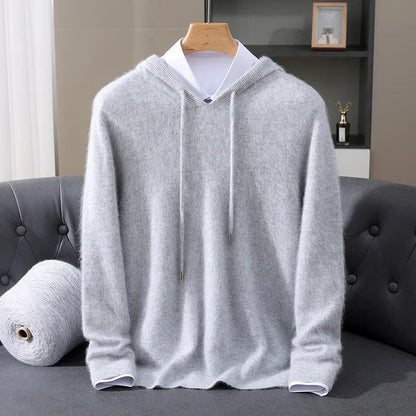 BRUSHED KNIT HOODED JUMPER
