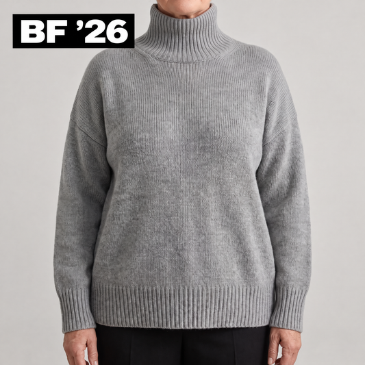 ISABELLA CASHMERE HIGH-NECK SWEATER