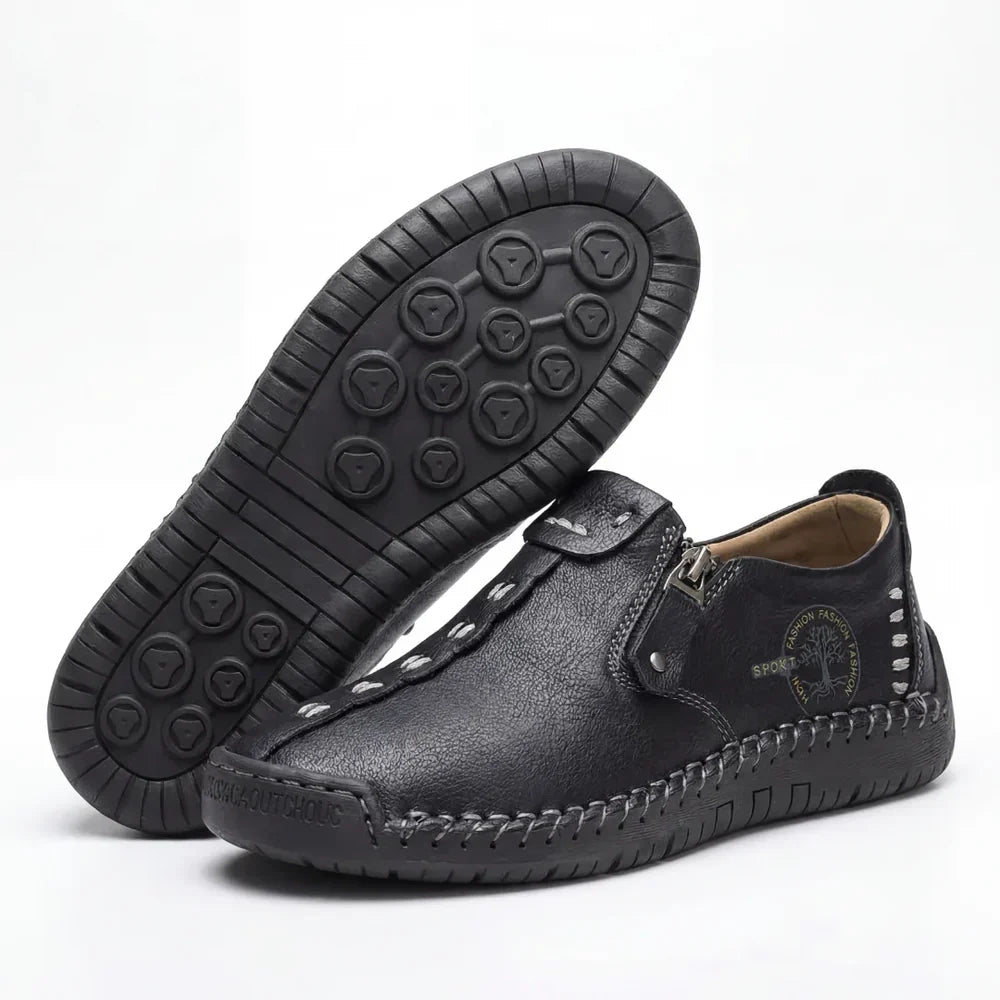 BURLEIGH EASY-ON ZIP LOAFERS