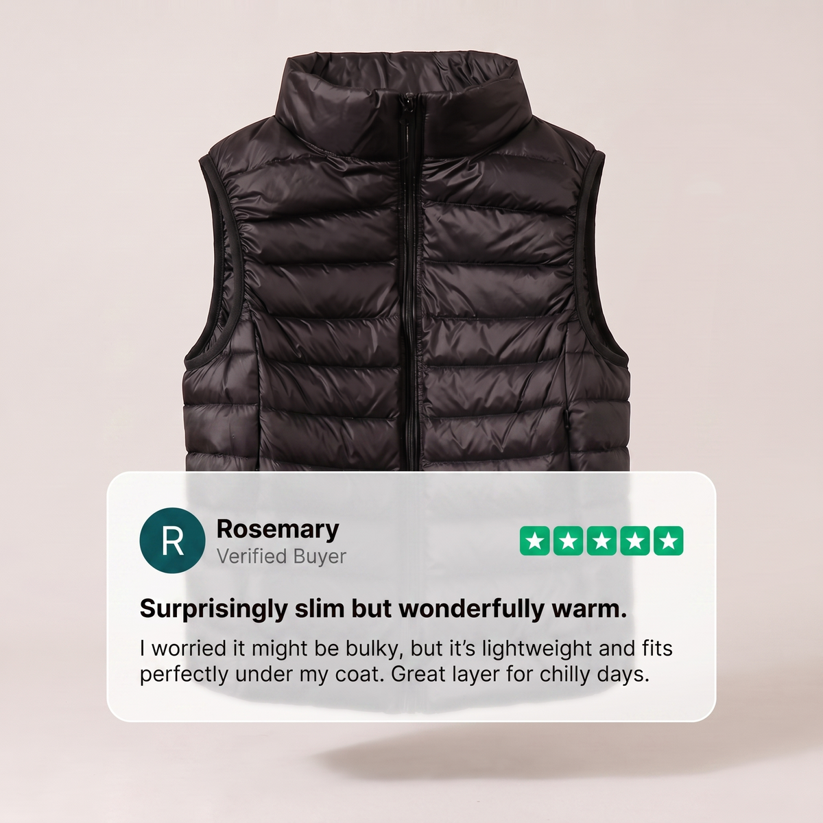 PENELOPE WINDPROOF PUFFER VEST