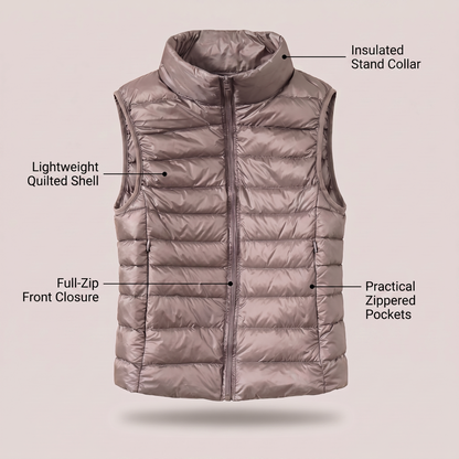 PENELOPE WINDPROOF PUFFER VEST
