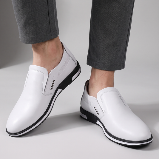 RUPERT SMART LEATHER TRAINERS