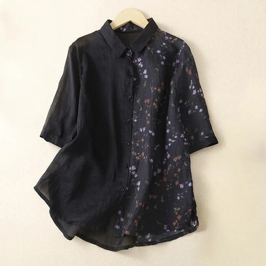 LIA LINEN SHIRT