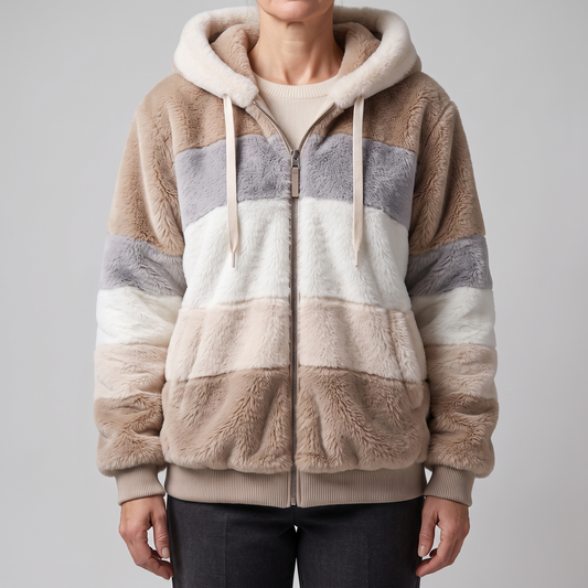 HAVENMERE FUZZY HOODED JACKET