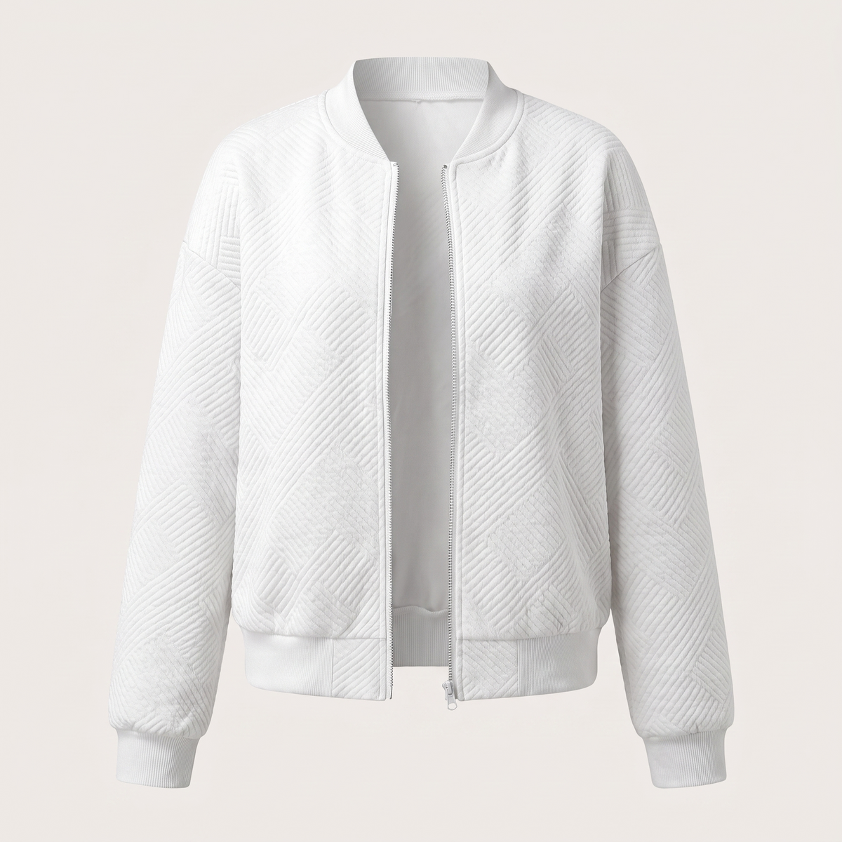 EVELYN STATEMENT CHEVRON JACKET