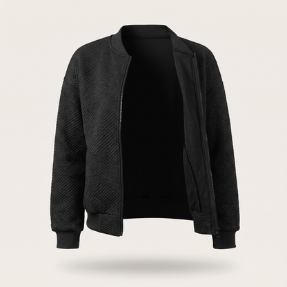 EVELYN STATEMENT CHEVRON JACKET