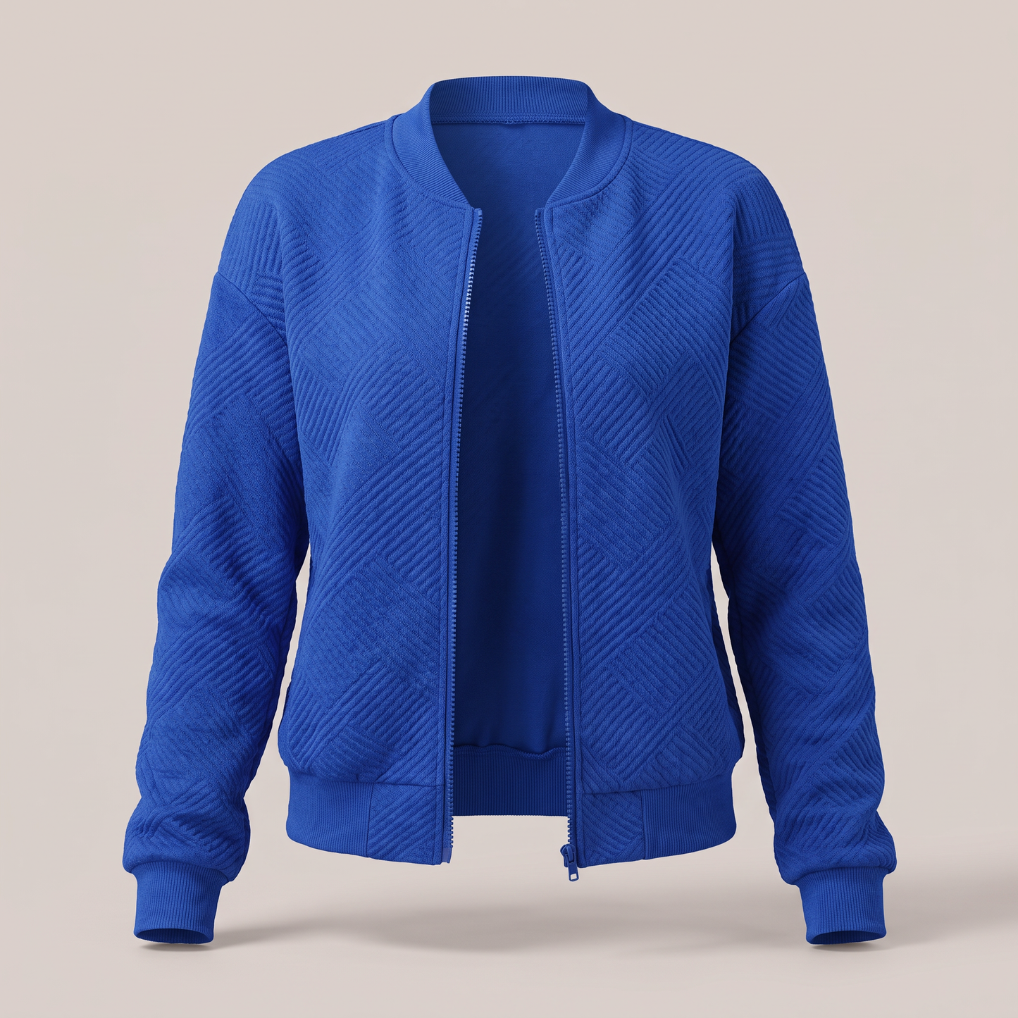 EVELYN STATEMENT CHEVRON JACKET