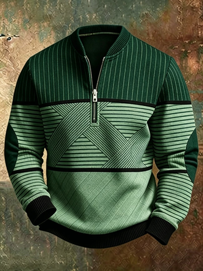 CLASSIC LAYER HALF ZIP SWEATER