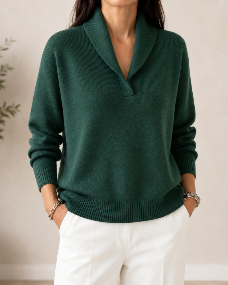 CLASSIC V-NECK KNIT JUMPER
