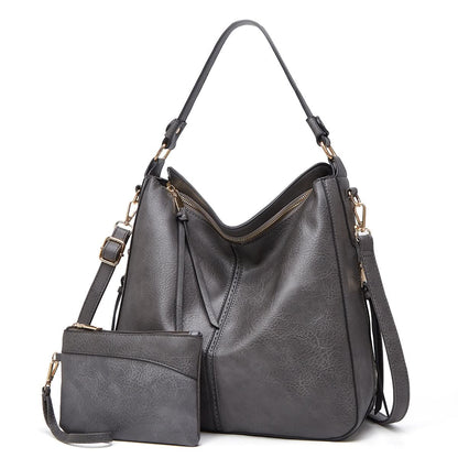 CAMELLIA LEATHER HOBO BAG
