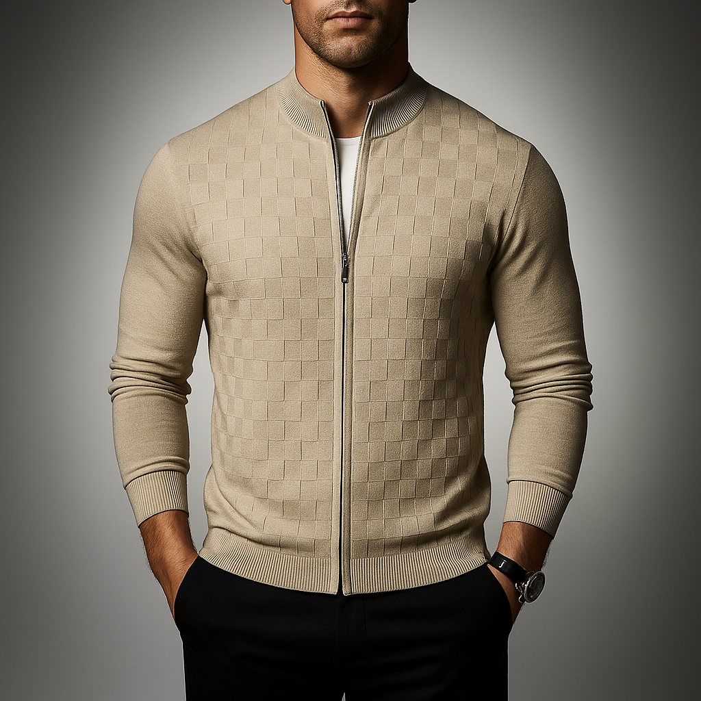 CASSIAN ZIP CARDIGAN