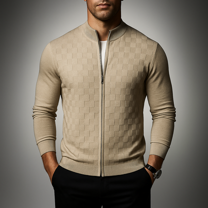 ALDRIC ZIP CARDIGAN