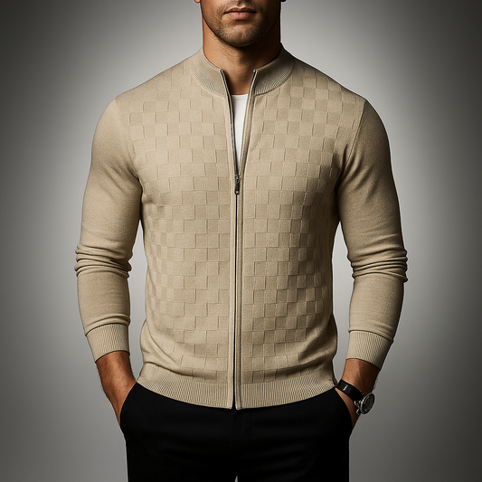 ALDRIC ZIP CARDIGAN