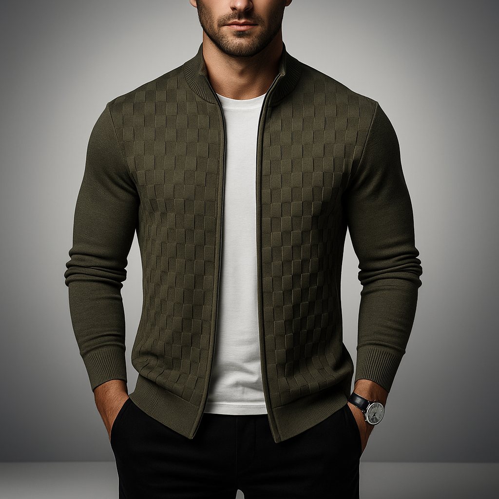 ALDRIC ZIP CARDIGAN
