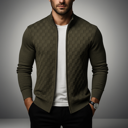 ALDRIC ZIP CARDIGAN