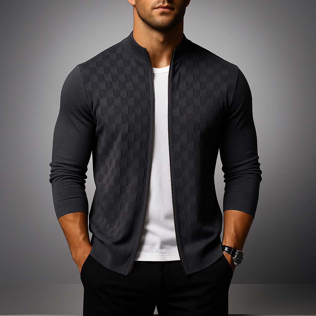 CASSIAN ZIP CARDIGAN