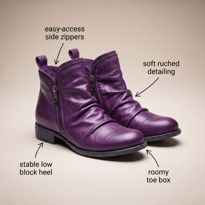 MARLOWE LEATHER CHELSEA BOOTS