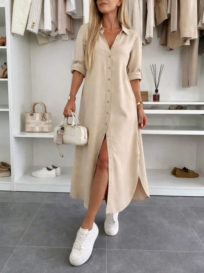 IVY BUTTON DRESS
