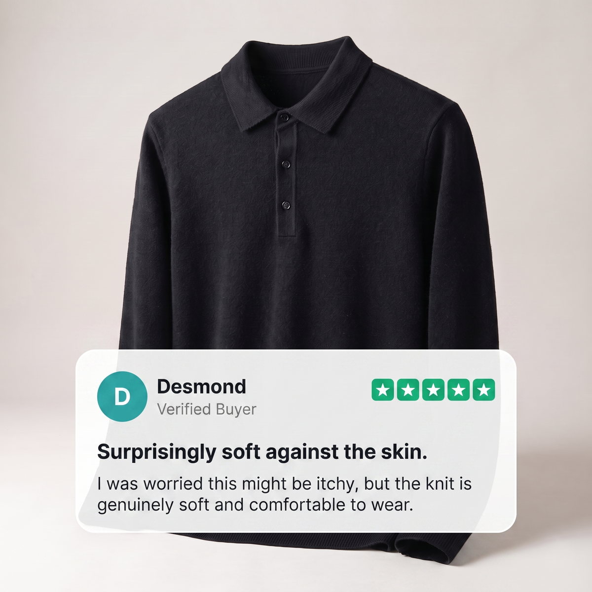 WINDSOR REFINED POLO JUMPER