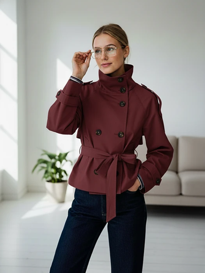 EVELYN BELTED TRENCH COAT