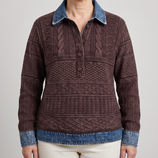 NIVELLE MODERN HALF-BUTTON SWEATER