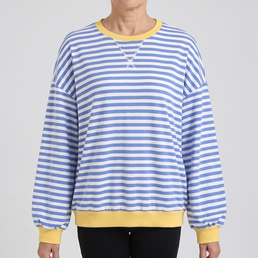 ELARA STRIPED PULLOVER