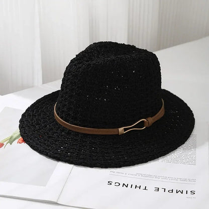 RAYA BELLE WOVEN FEDORA
