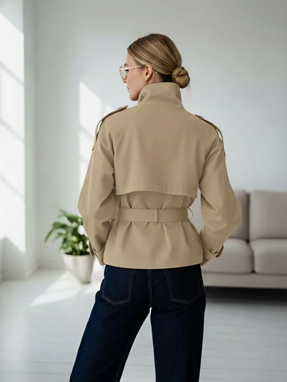 EVELYN BELTED TRENCH COAT