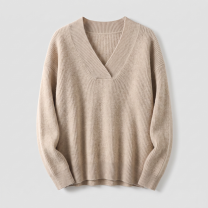 CAMILLE COZY V-NECK KNIT