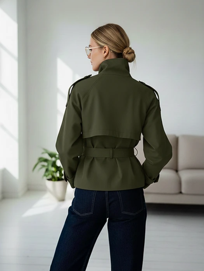 EVELYN BELTED TRENCH COAT