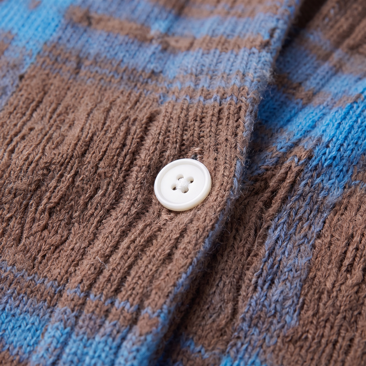 CLARA SAGE PLAID CARDIGAN