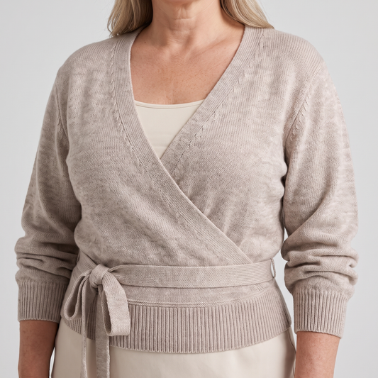 ROSALIND WRAP KNIT JUMPER