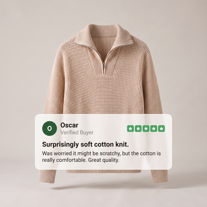 ELLIS MODERN HALF-ZIP JUMPER