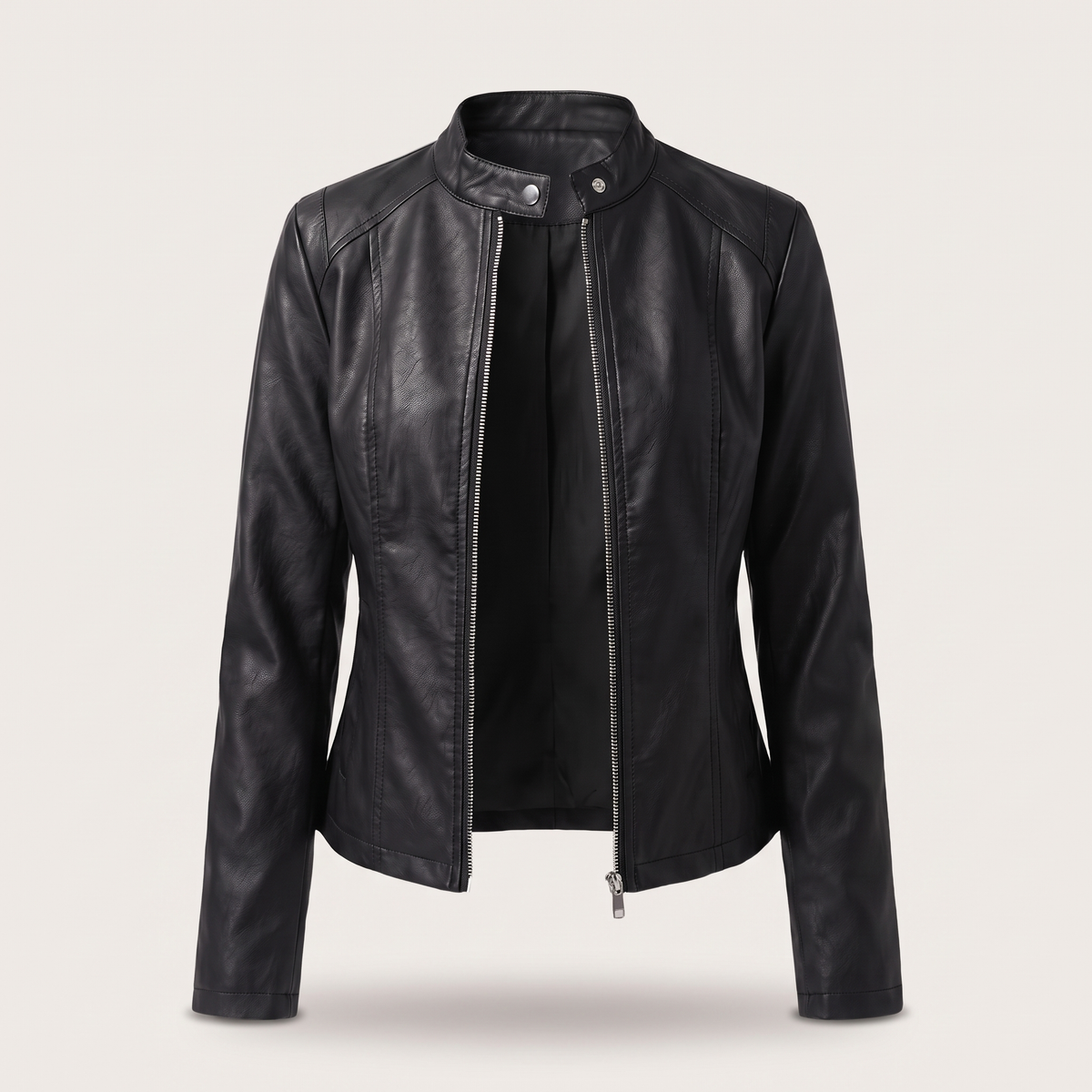 ODETTE CROPPED LEATHER JACKET