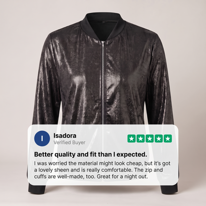 ISADORA GLITTER SLEEVE JACKET