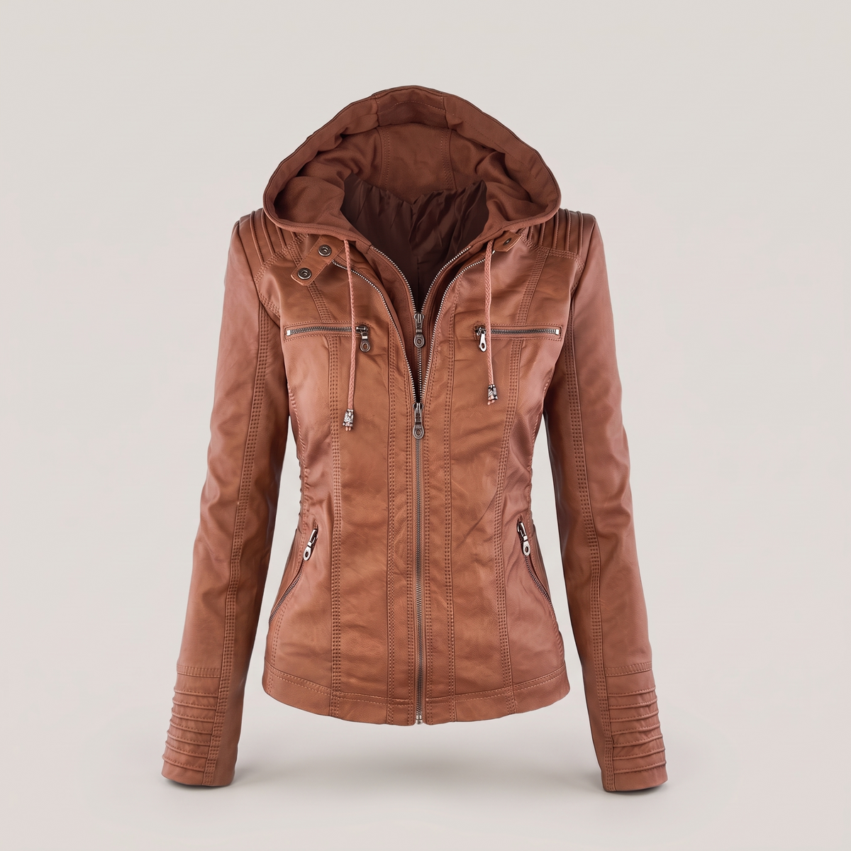 GENEVIEVE FAUX SUEDE JACKET