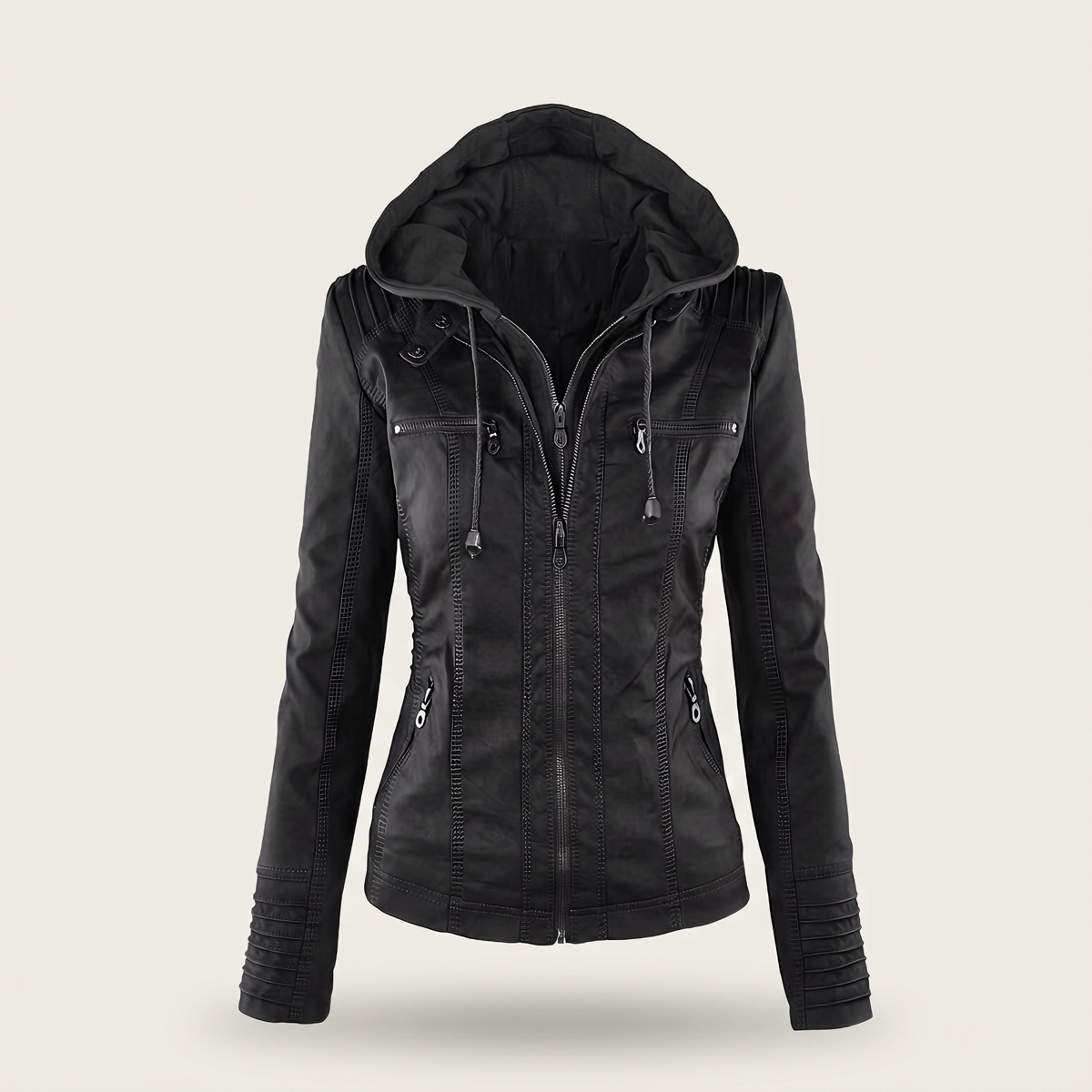 GENEVIEVE FAUX SUEDE JACKET