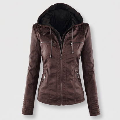 GENEVIEVE FAUX SUEDE JACKET
