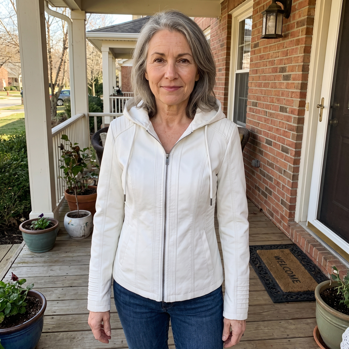 GENEVIEVE FAUX SUEDE JACKET