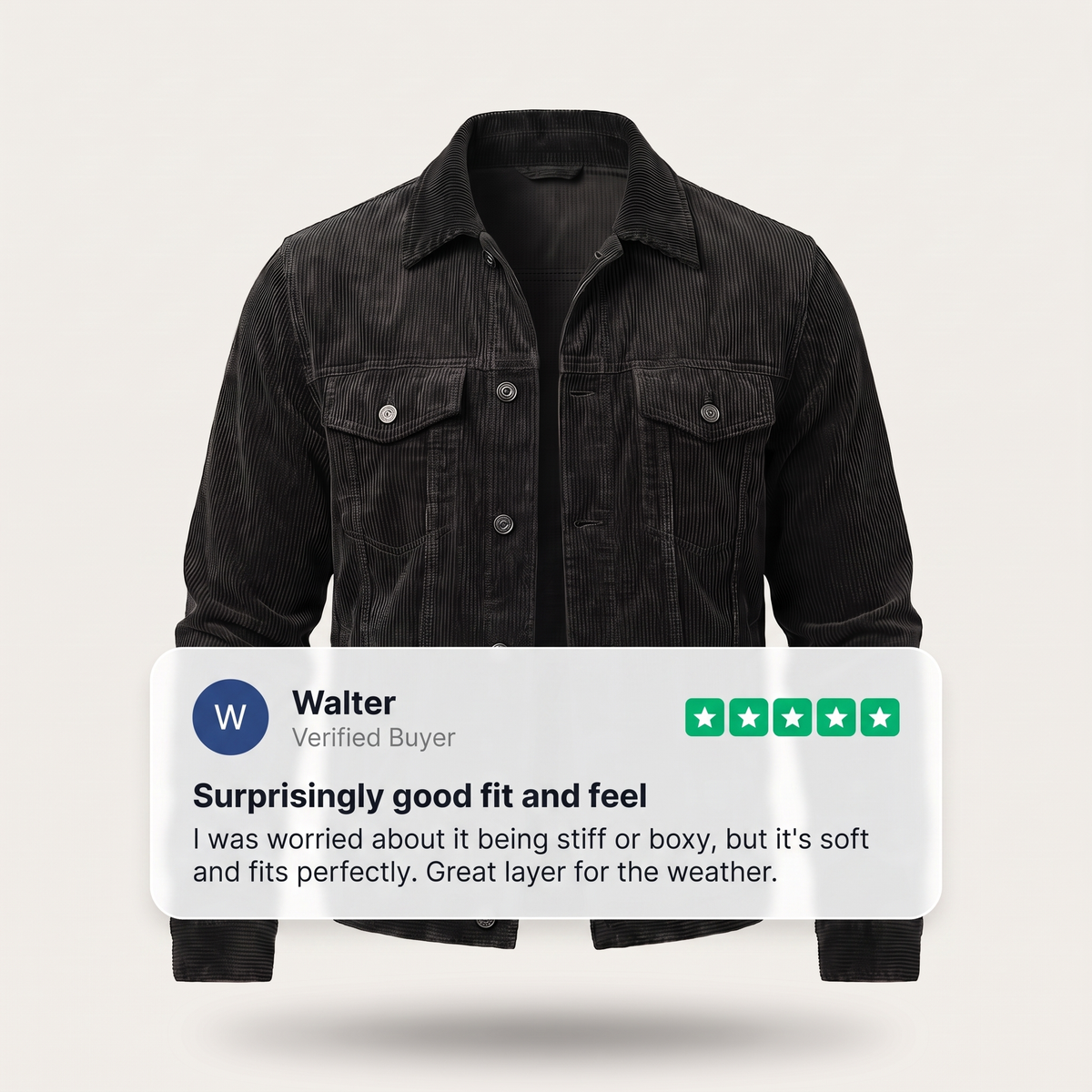 RETRO CORDUROY OVERSHIRT