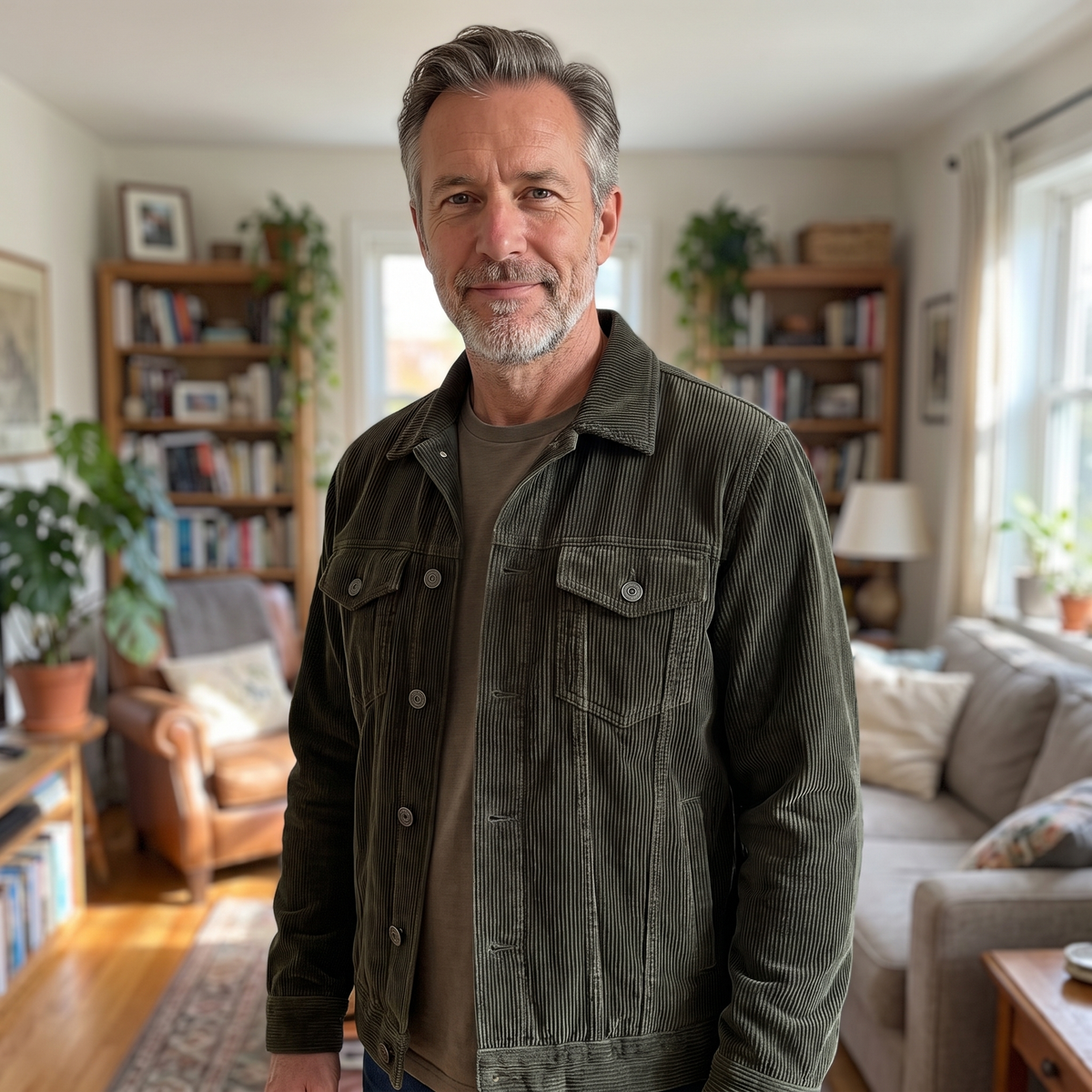 RETRO CORDUROY OVERSHIRT