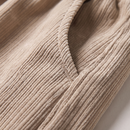 ELEGANT CORDUROY WALKING TROUSERS