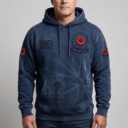 CLASSIC POPPY PRINT HOODIE