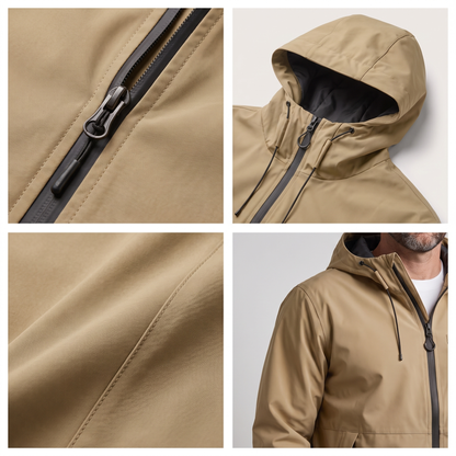 ESSENTIAL WATERPROOF HOODED COAT